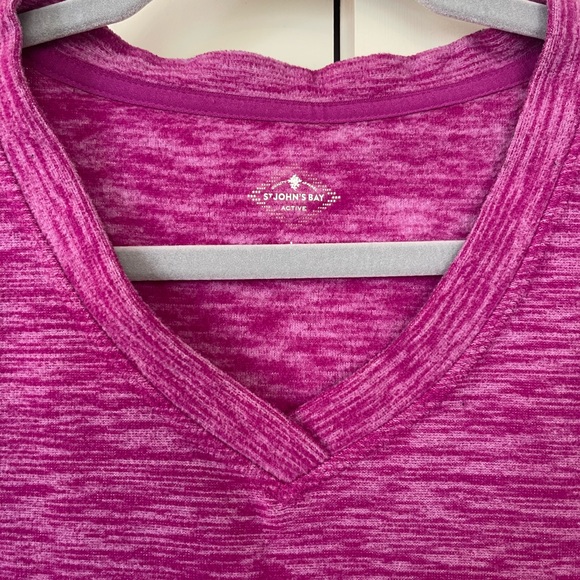 St John’s Bay Large Purple Activewear Shirt - Picture 6 of 6